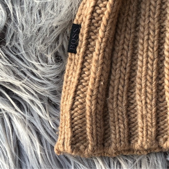 Hugo Boss Autumn Gold Button-Turtleneck Sweater, Size M - Picture 5 of 7